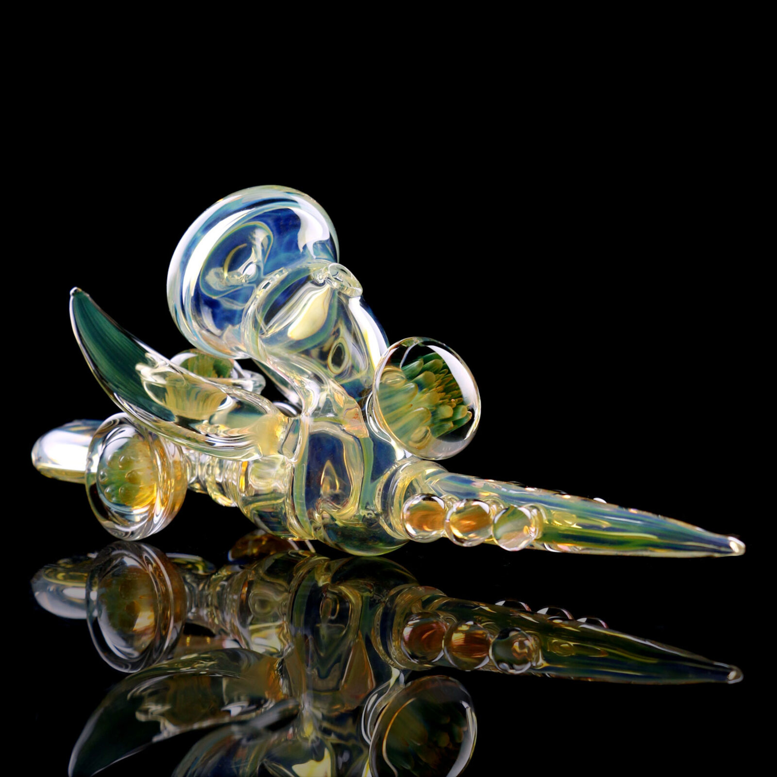 So Icy Set | Fumed Bubbler, Pipe and Pendant So Icy Set | Fumed Bubbler, Pipe and Pendant