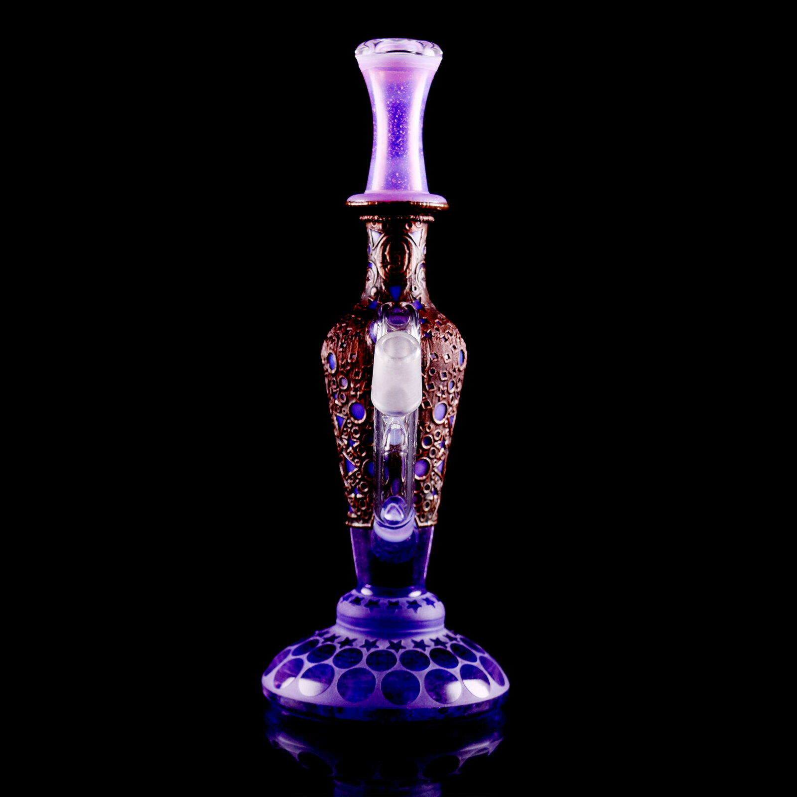 Electroviolett Star Electroformed and Sandblasted Heavy Duty