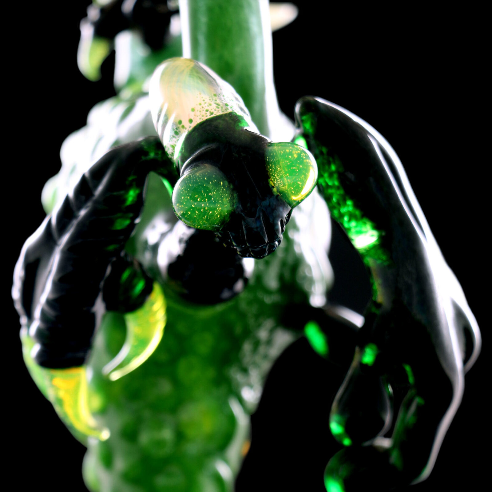 Green Praying Mantis | Dab Rig
