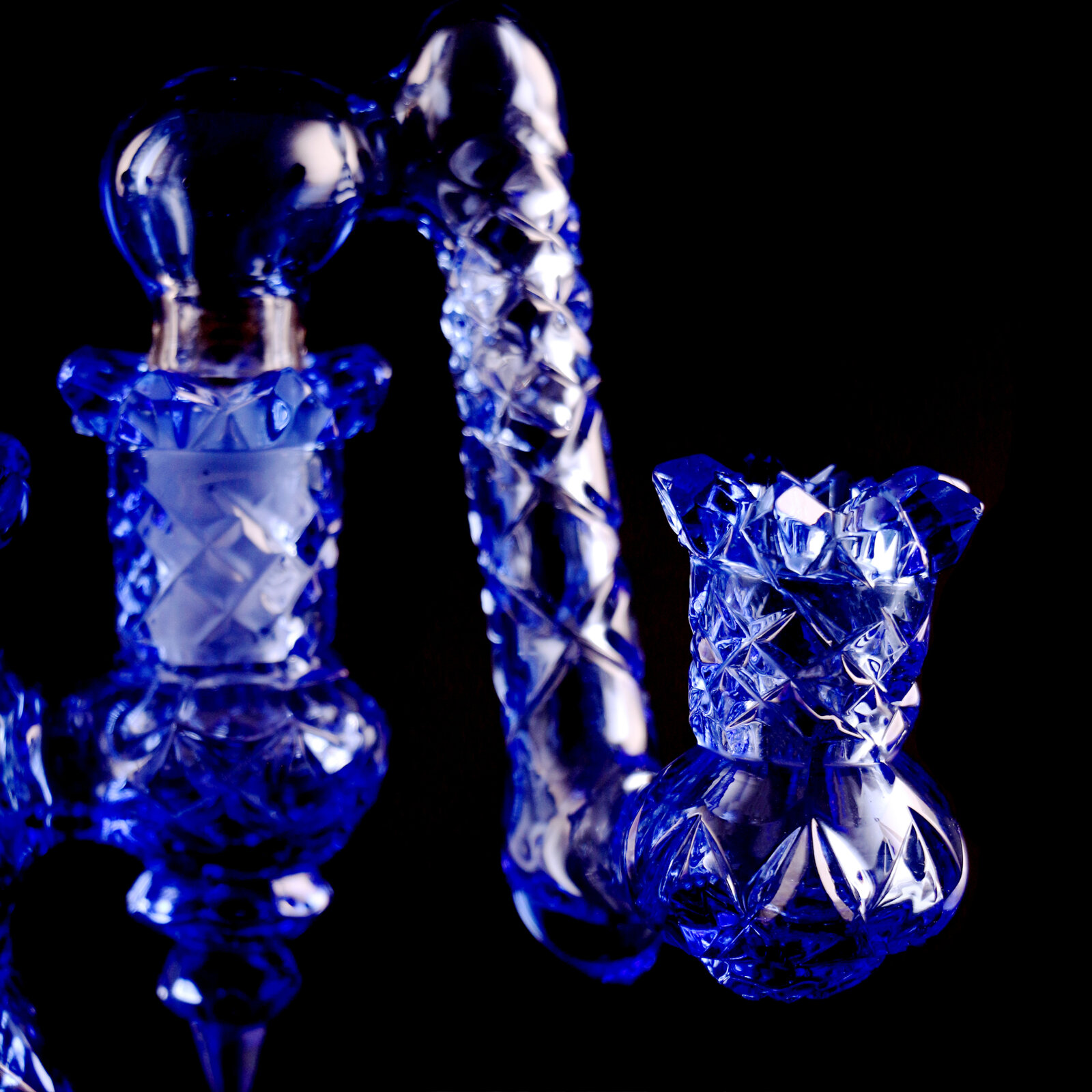  Dabbing Rig Blue Banger Hanger