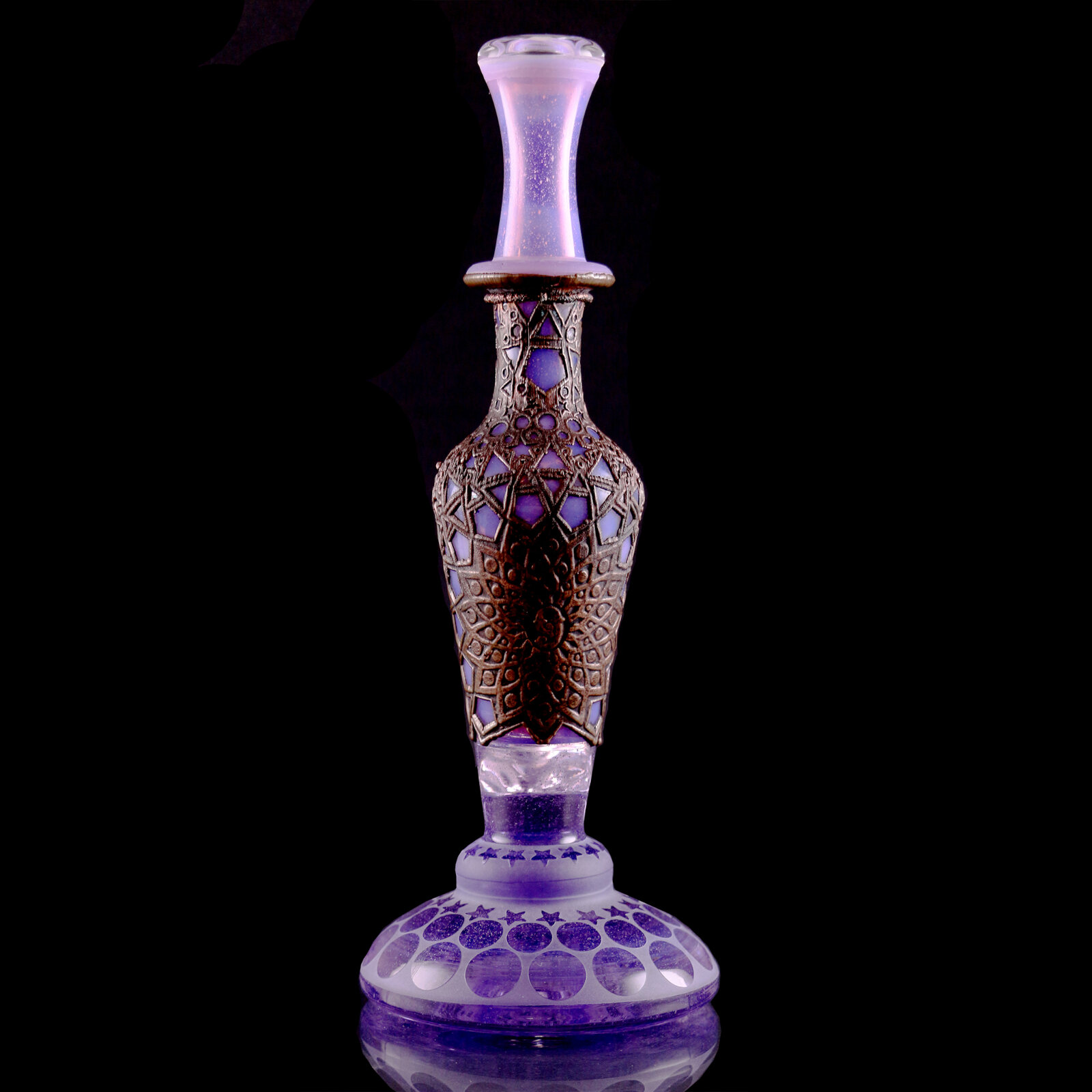 Electroviolett Star Electroformed and Sandblasted Heavy Duty