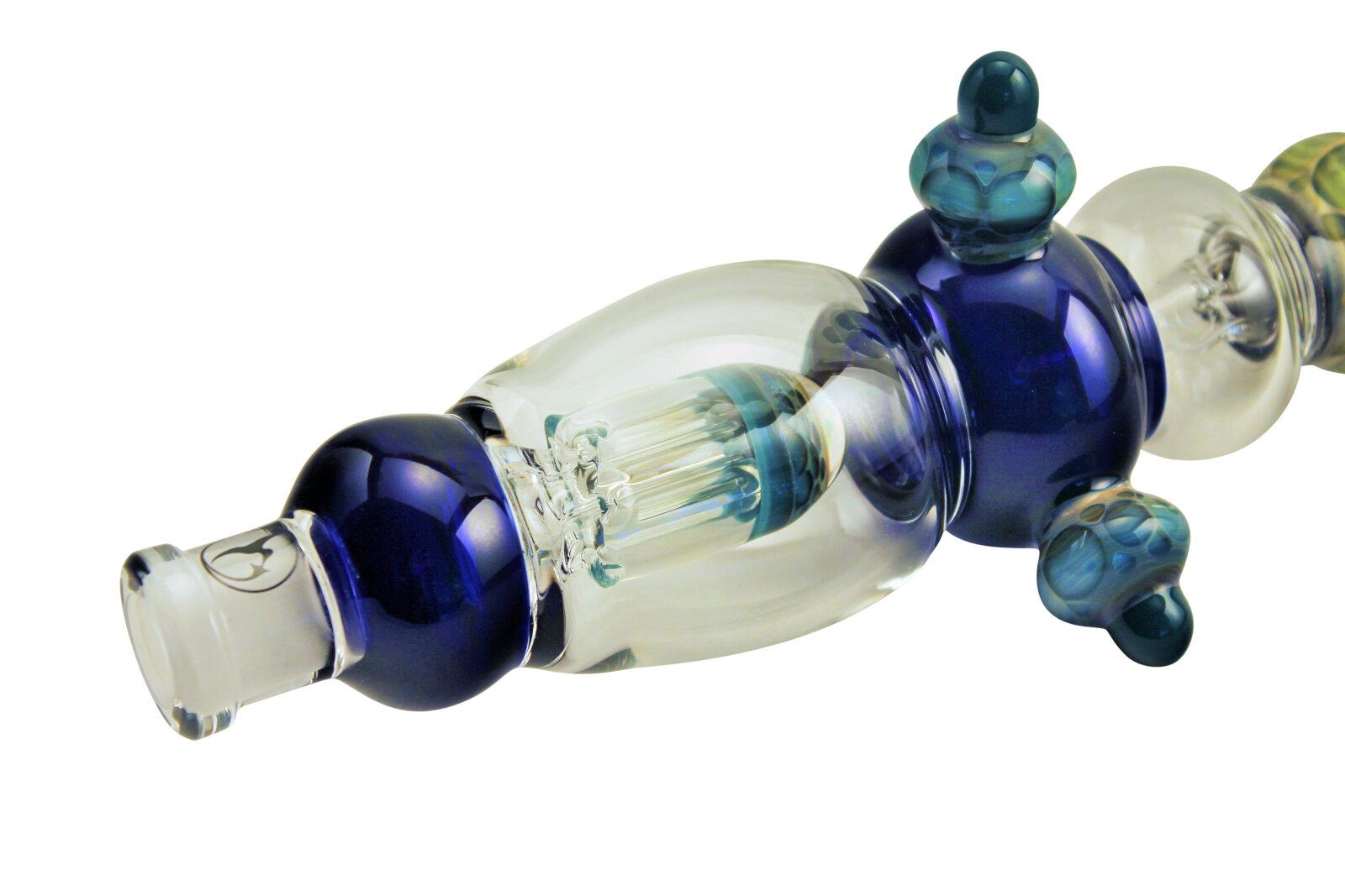 Nectar Collector | XXL Nektar-Kollektor | Cobalt Aqua mit massivem Standfuss