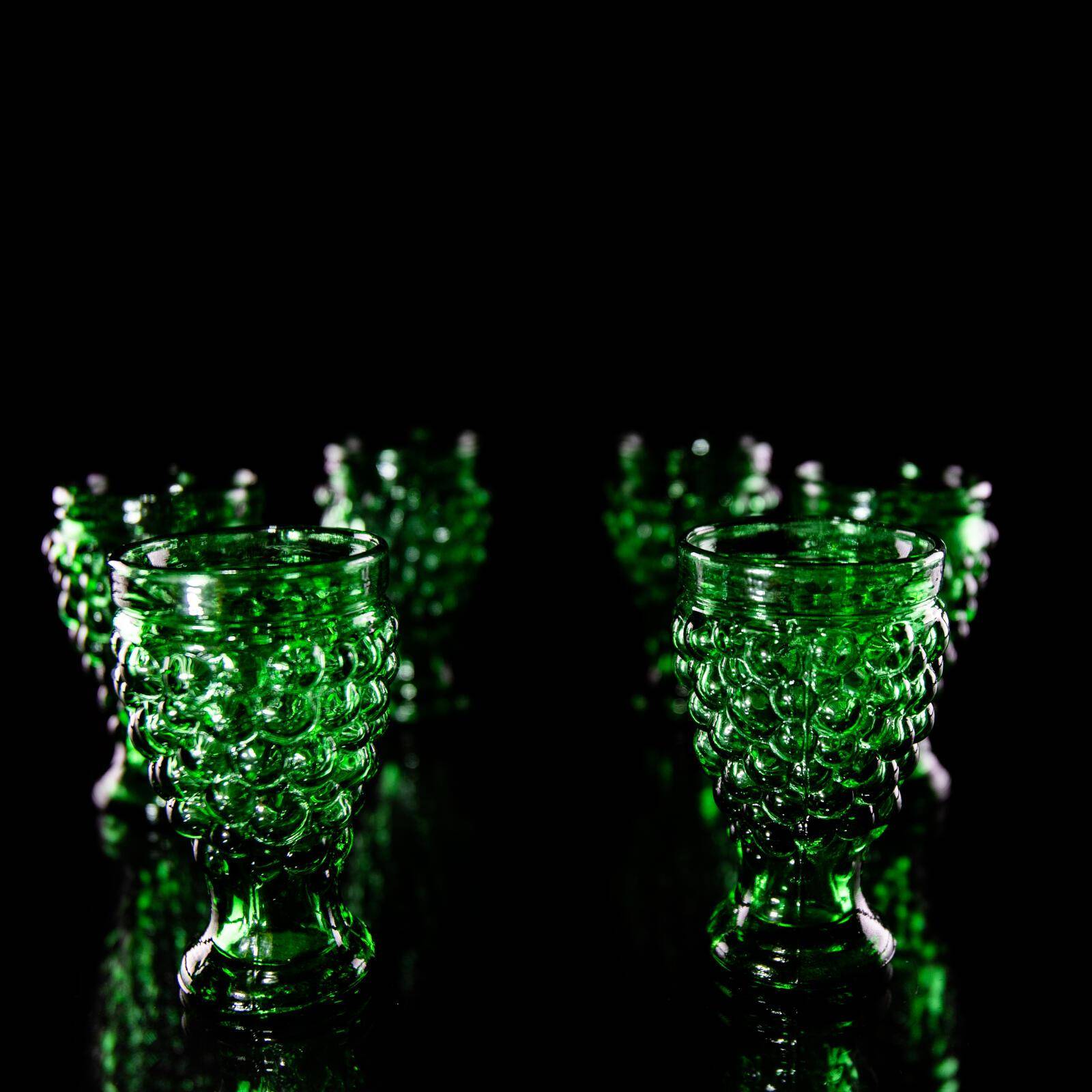 Green Grapes Decanter Set