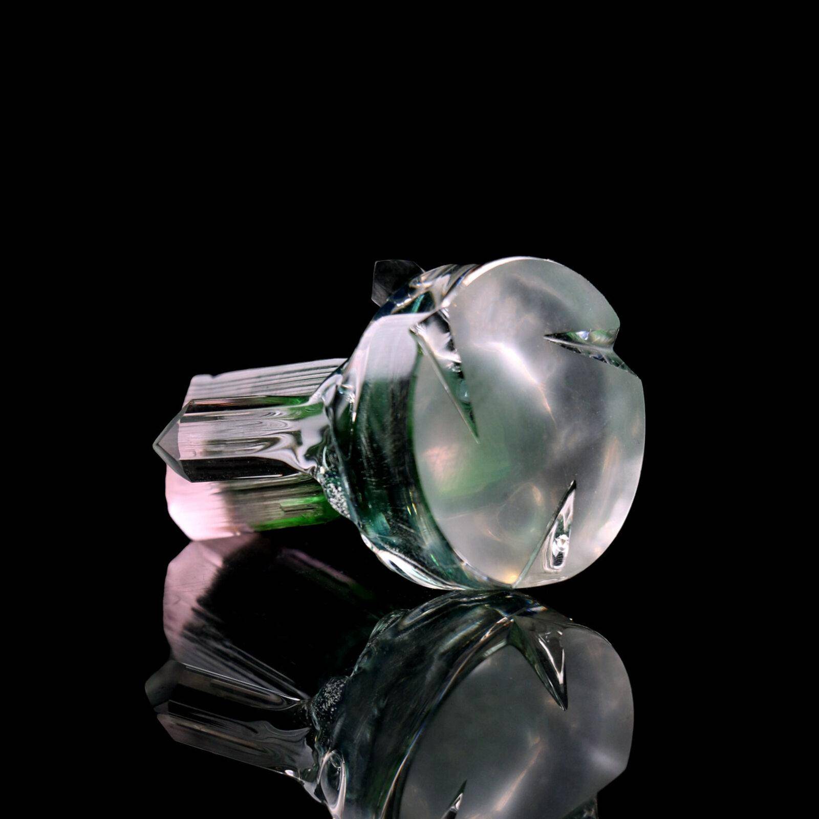 Crystal Carb Cap - Tourmaline Design