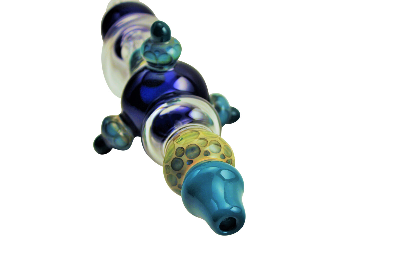 Nectar Collector | XXL Nektar-Kollektor | Cobalt Aqua mit massivem Standfuss