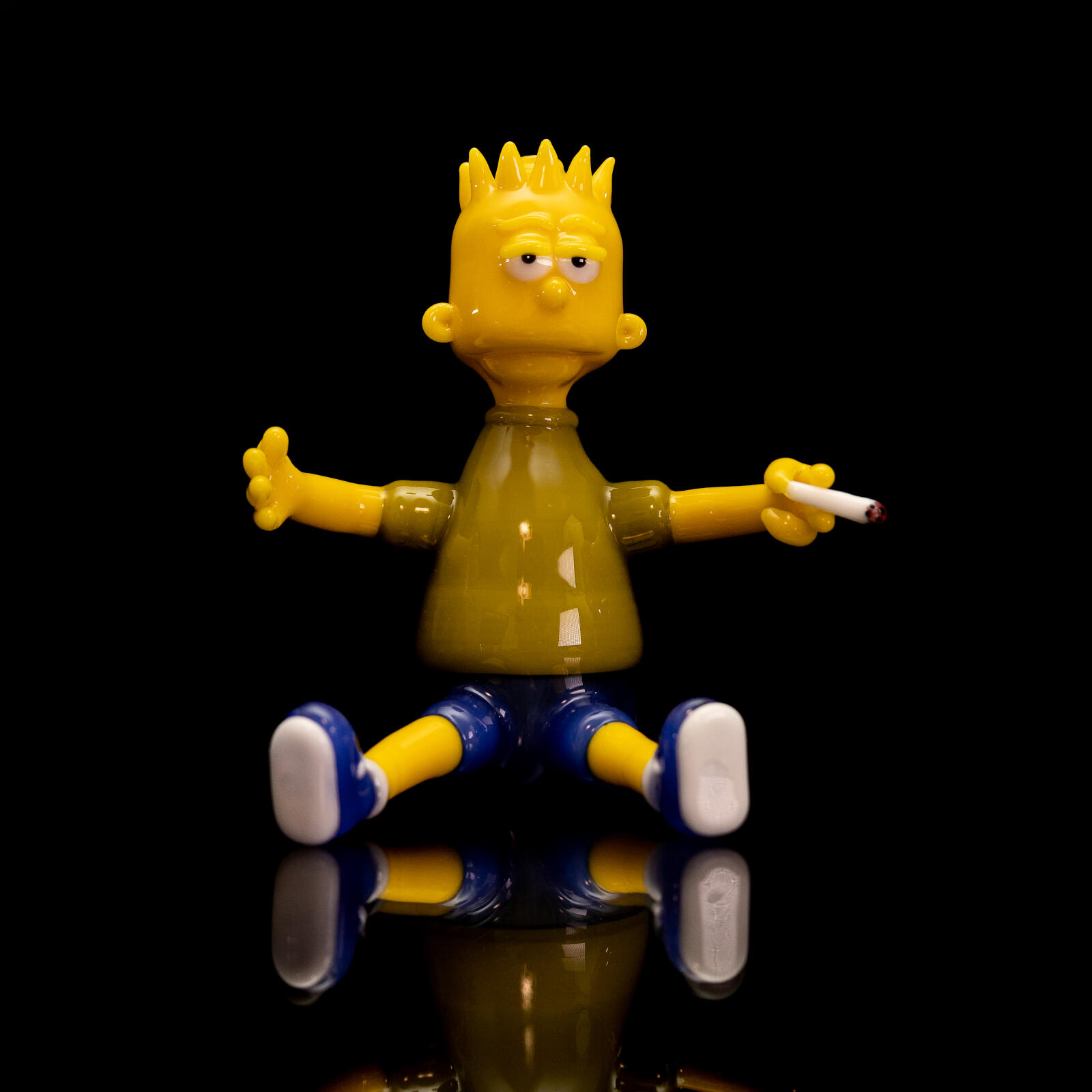 Bart Simpson Dab Rig with Joint and Carb Cap