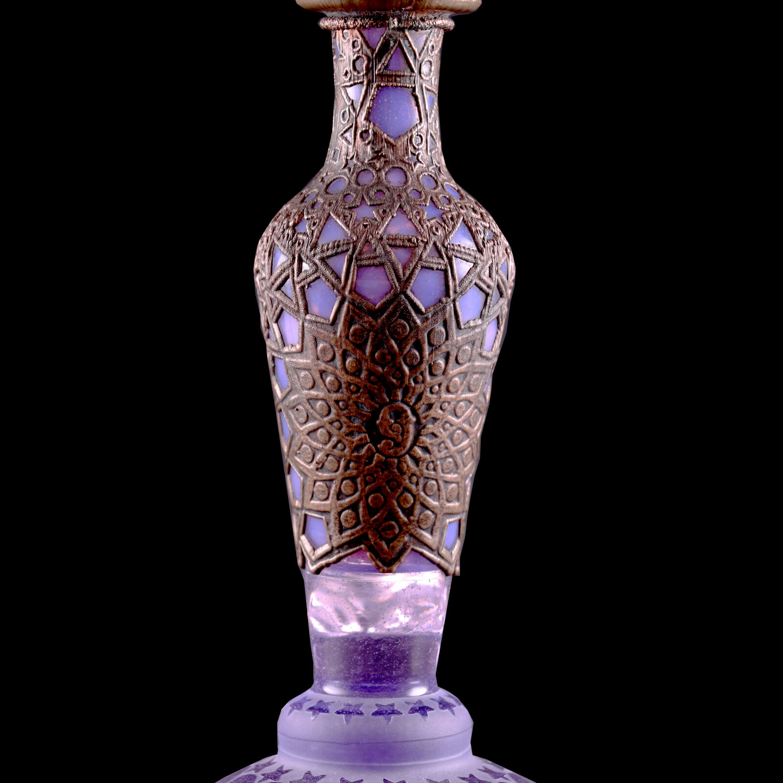 Electroviolett Star Electroformed and Sandblasted Heavy Duty