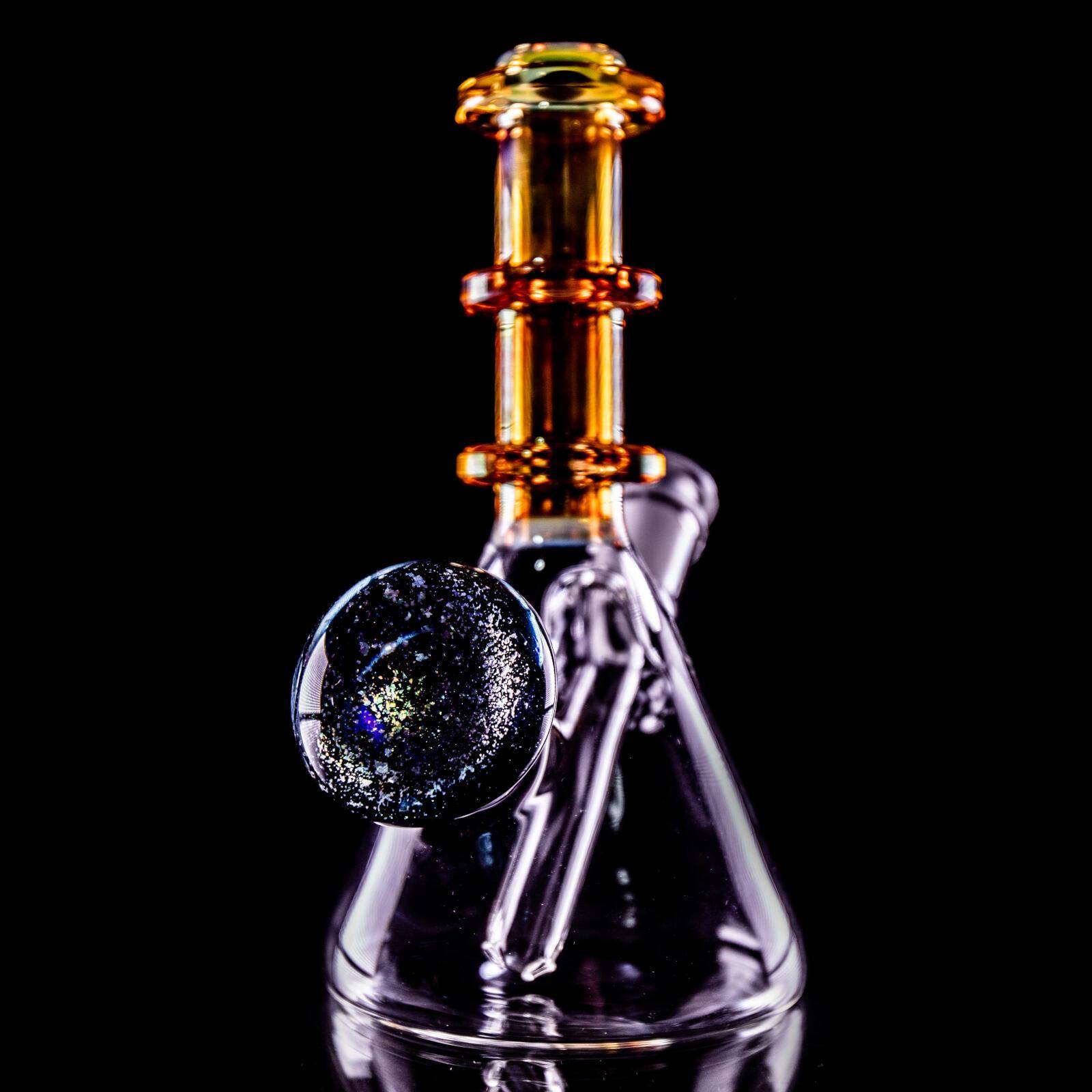 Gold Neck Implosion Bong