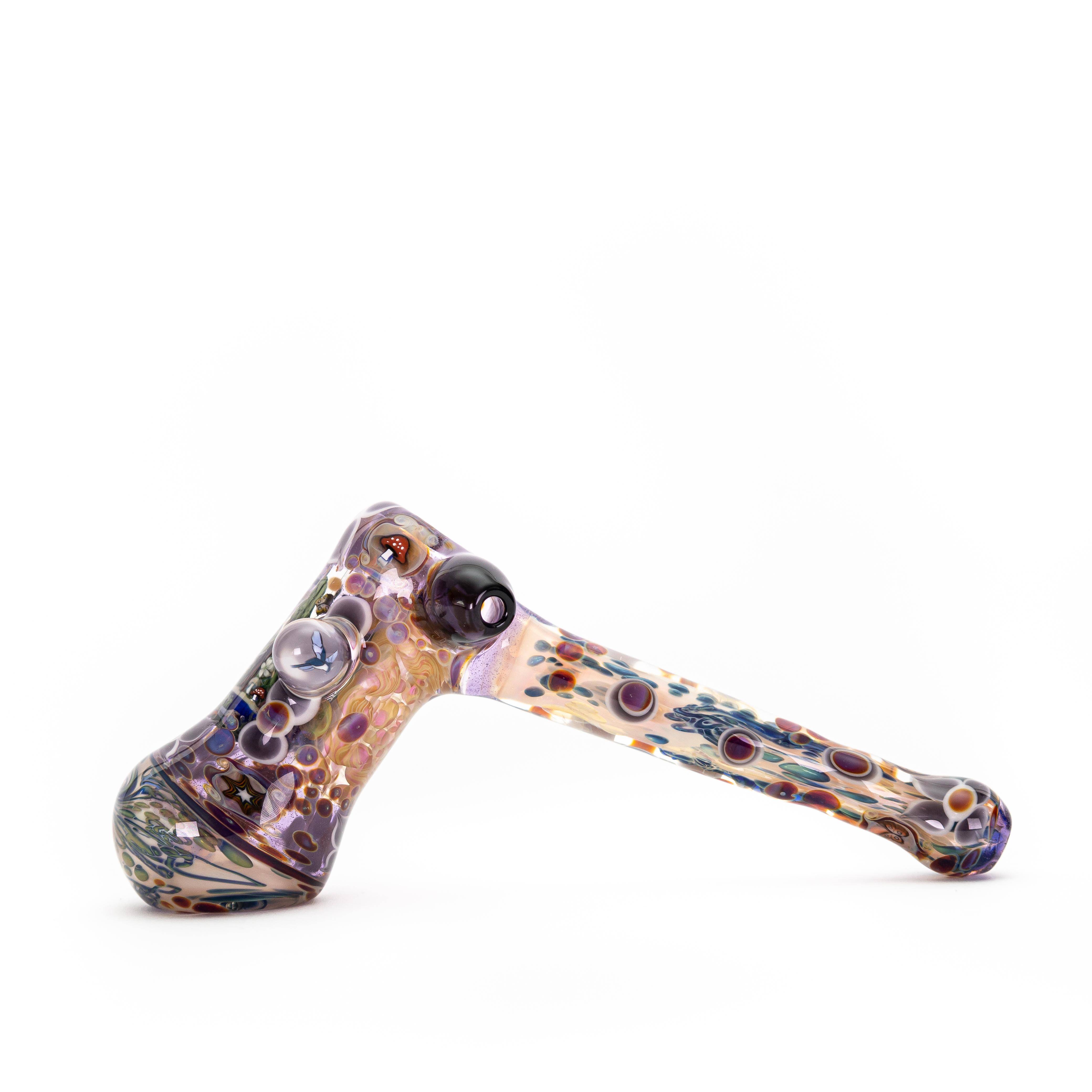 Forest Hammer Pipe with Opal Forest Hammer Pipe with Opal