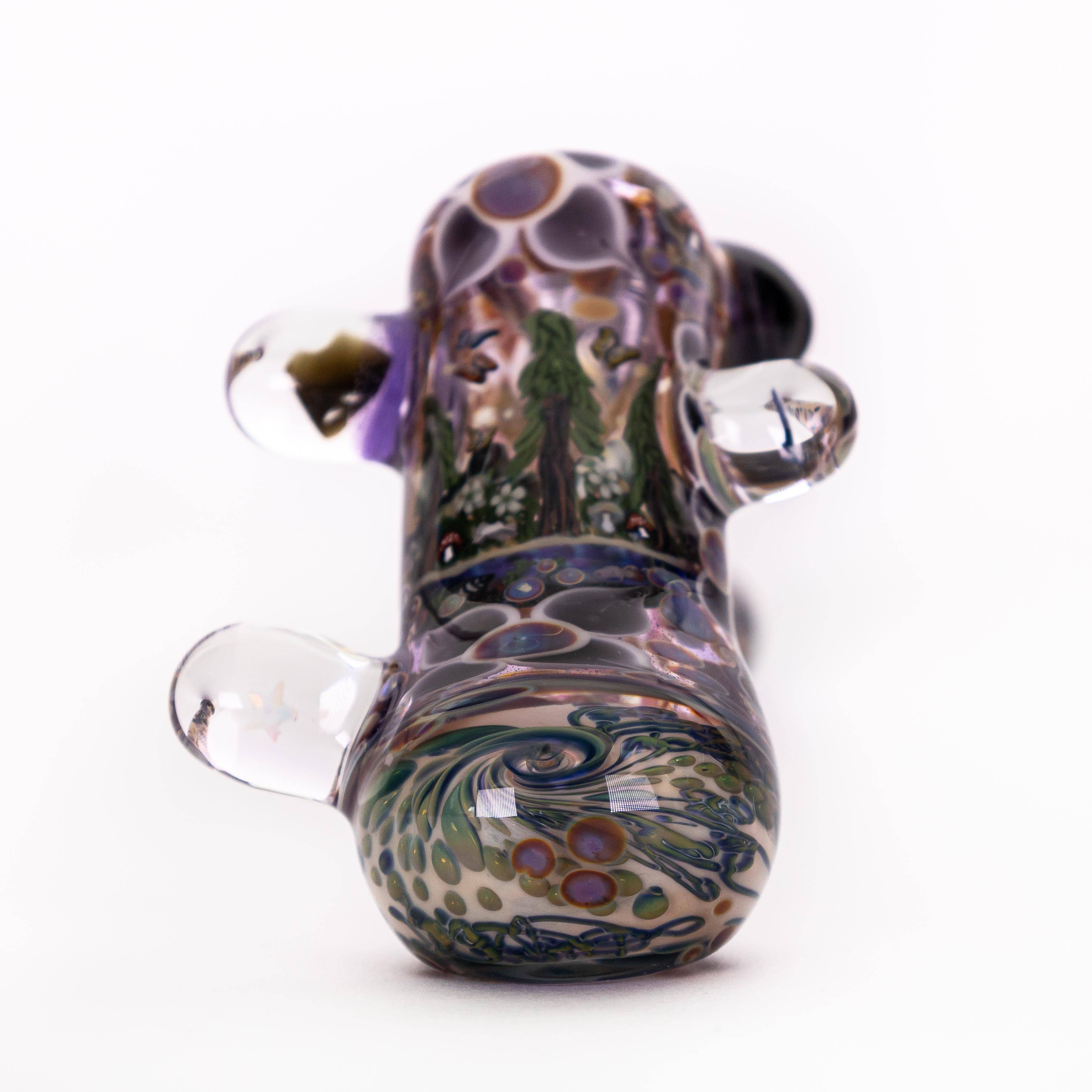 Forest Hammer Pipe with Opal Forest Hammer Pipe with Opal