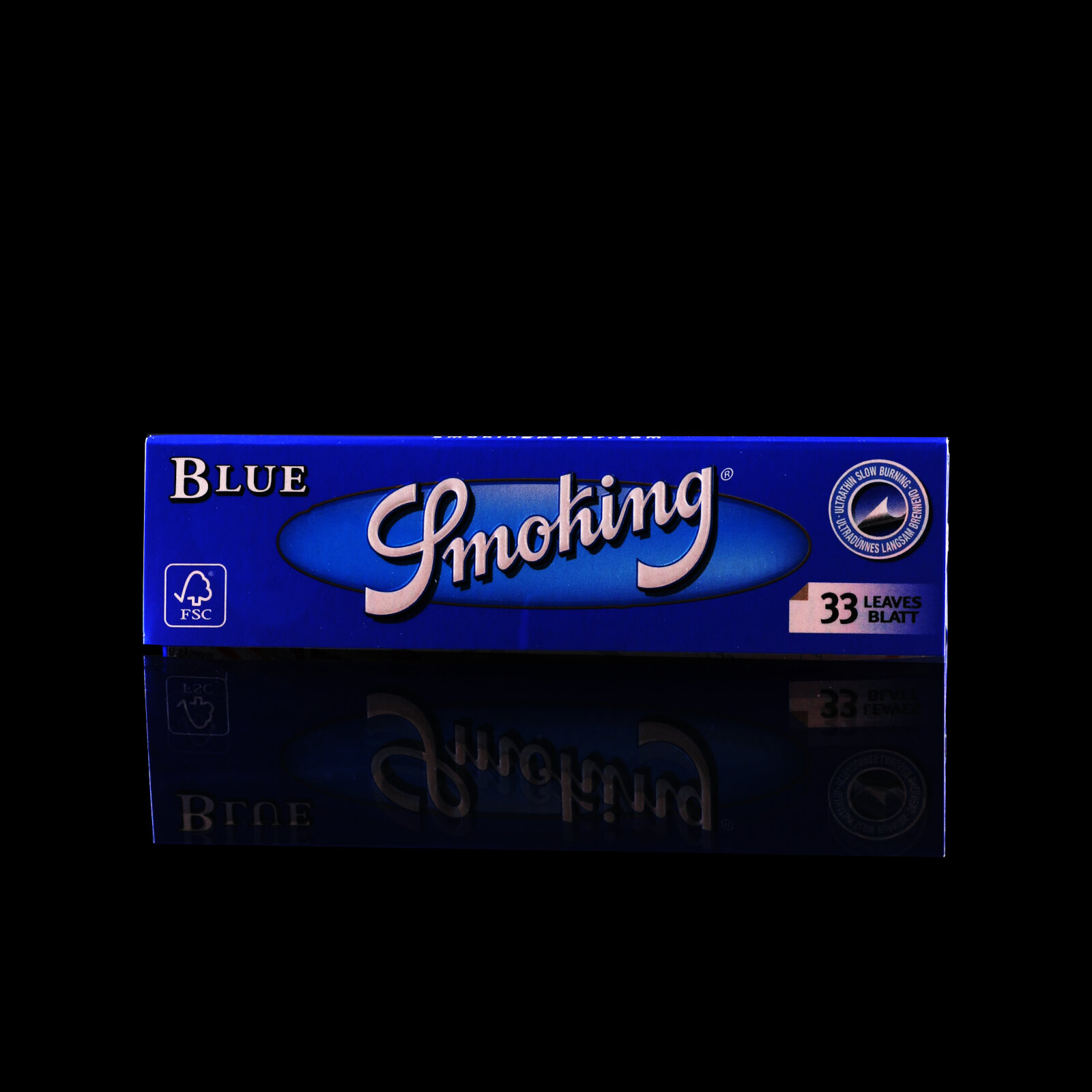 Box with 50 pcs. Blue King Size Papers