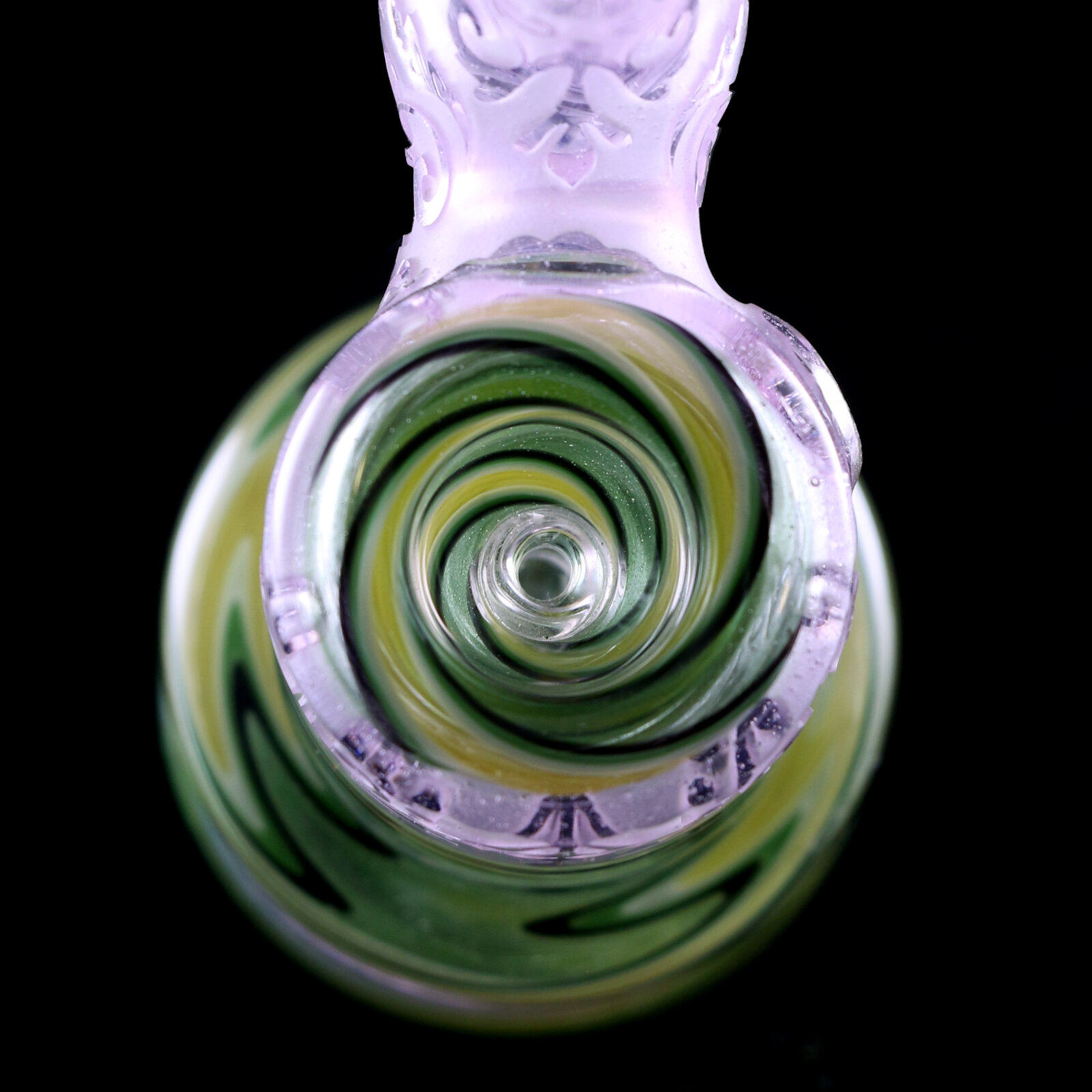 Purple Sandblasted Bubbler