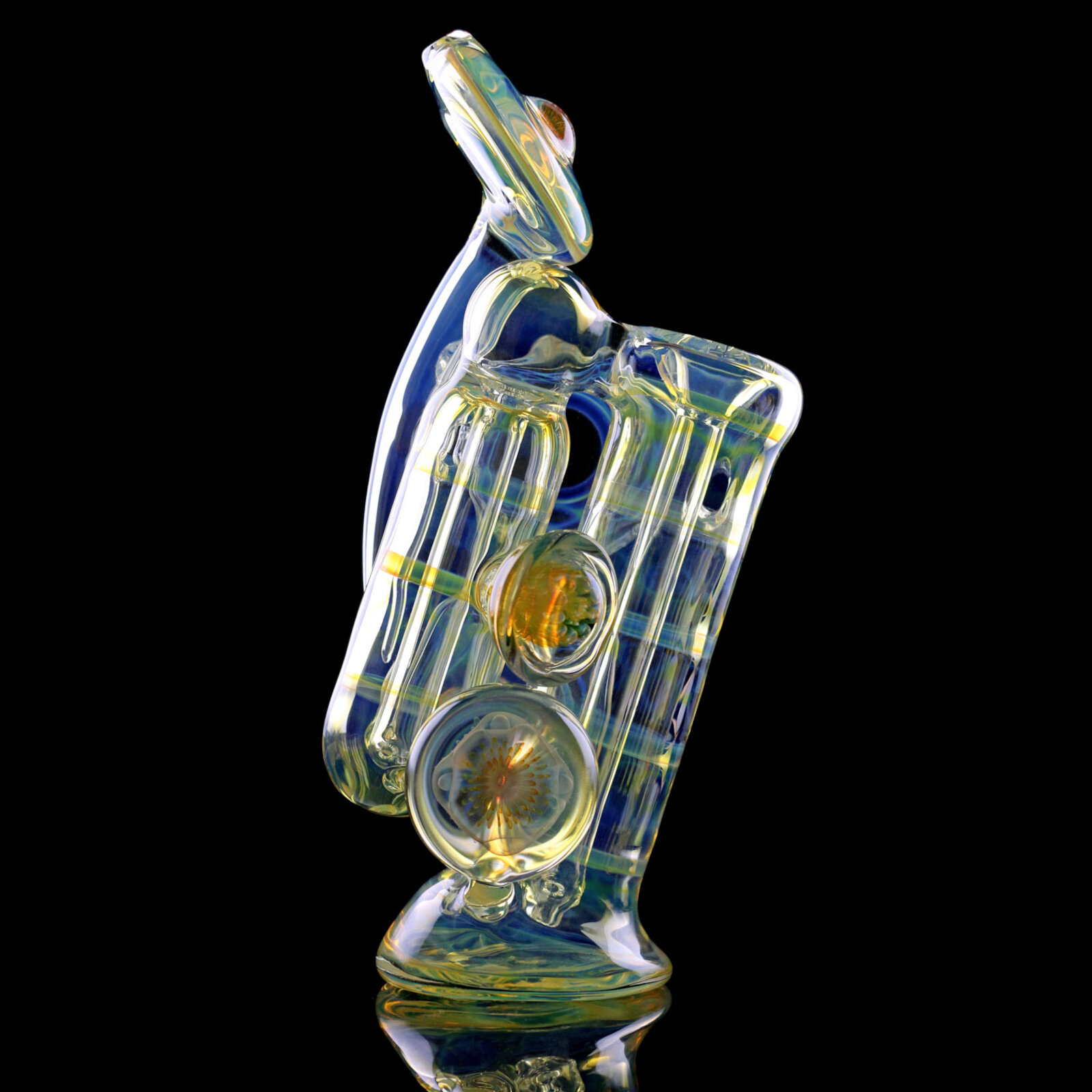 So Icy Set | Fumed Bubbler, Pipe and Pendant So Icy Set | Fumed Bubbler, Pipe and Pendant