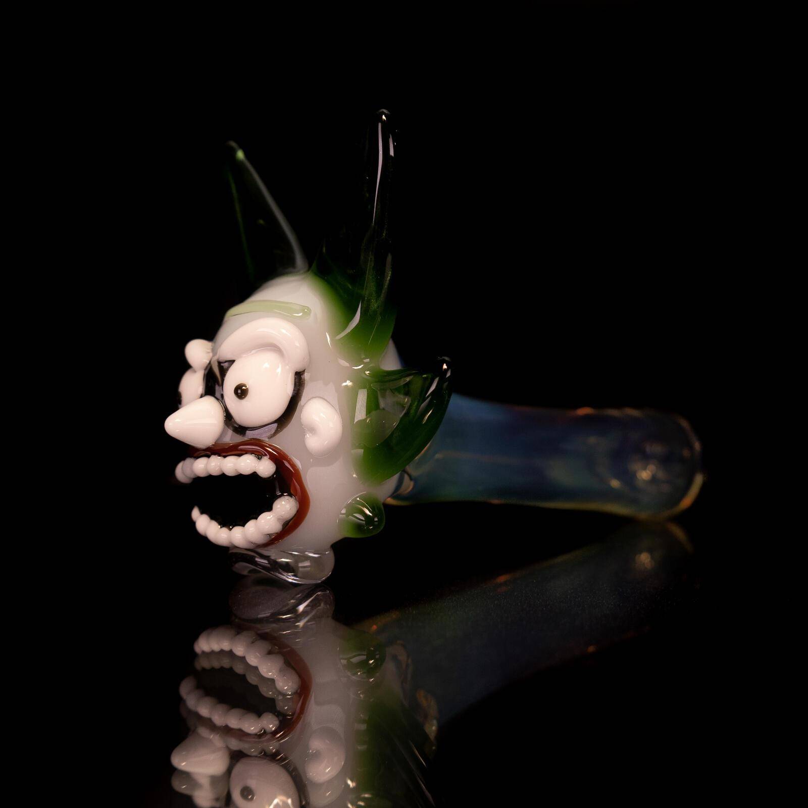 Rick & Morty | White & Green Rick Spoon Pipe