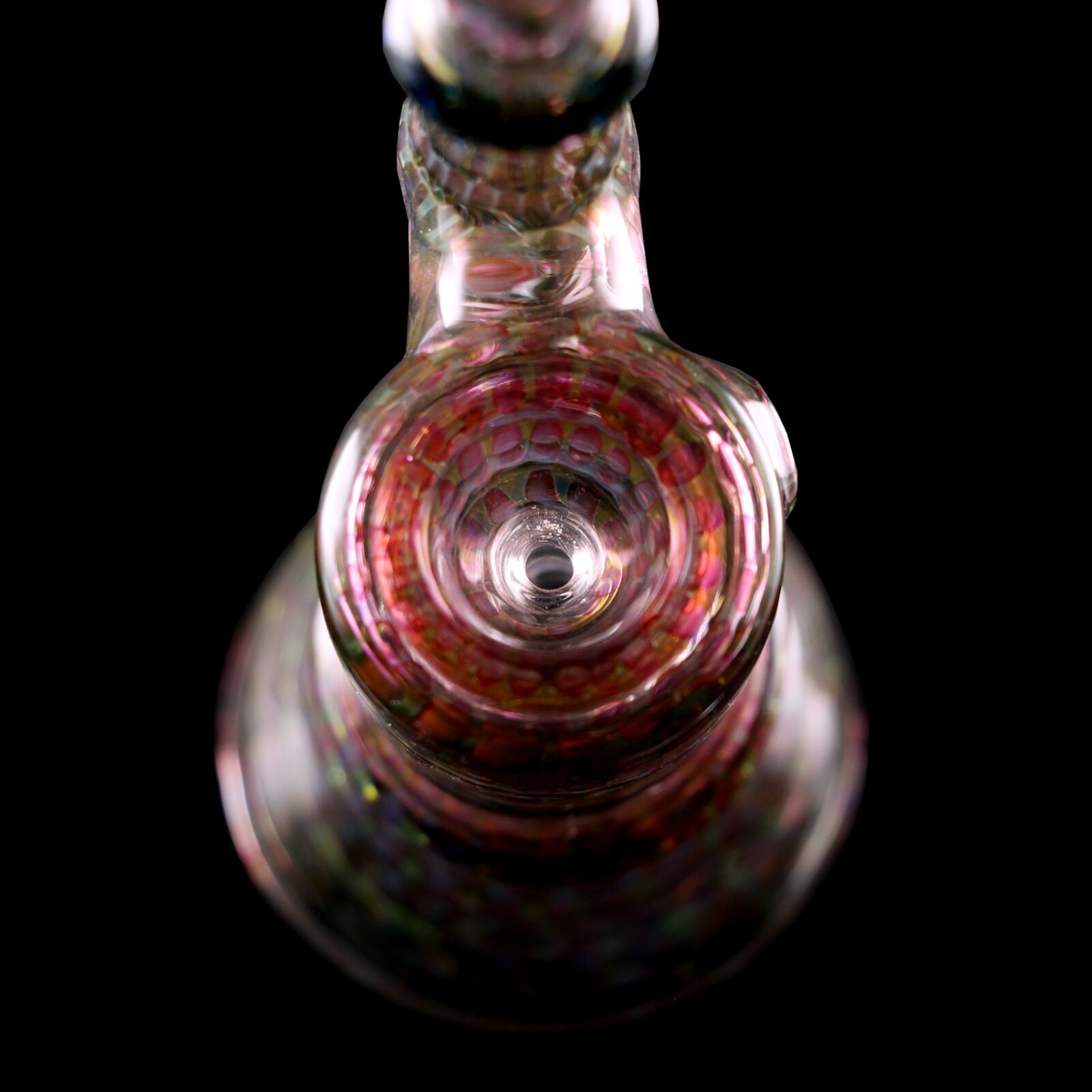 Woodchuck | Gold und Violett Fumed Bubbler