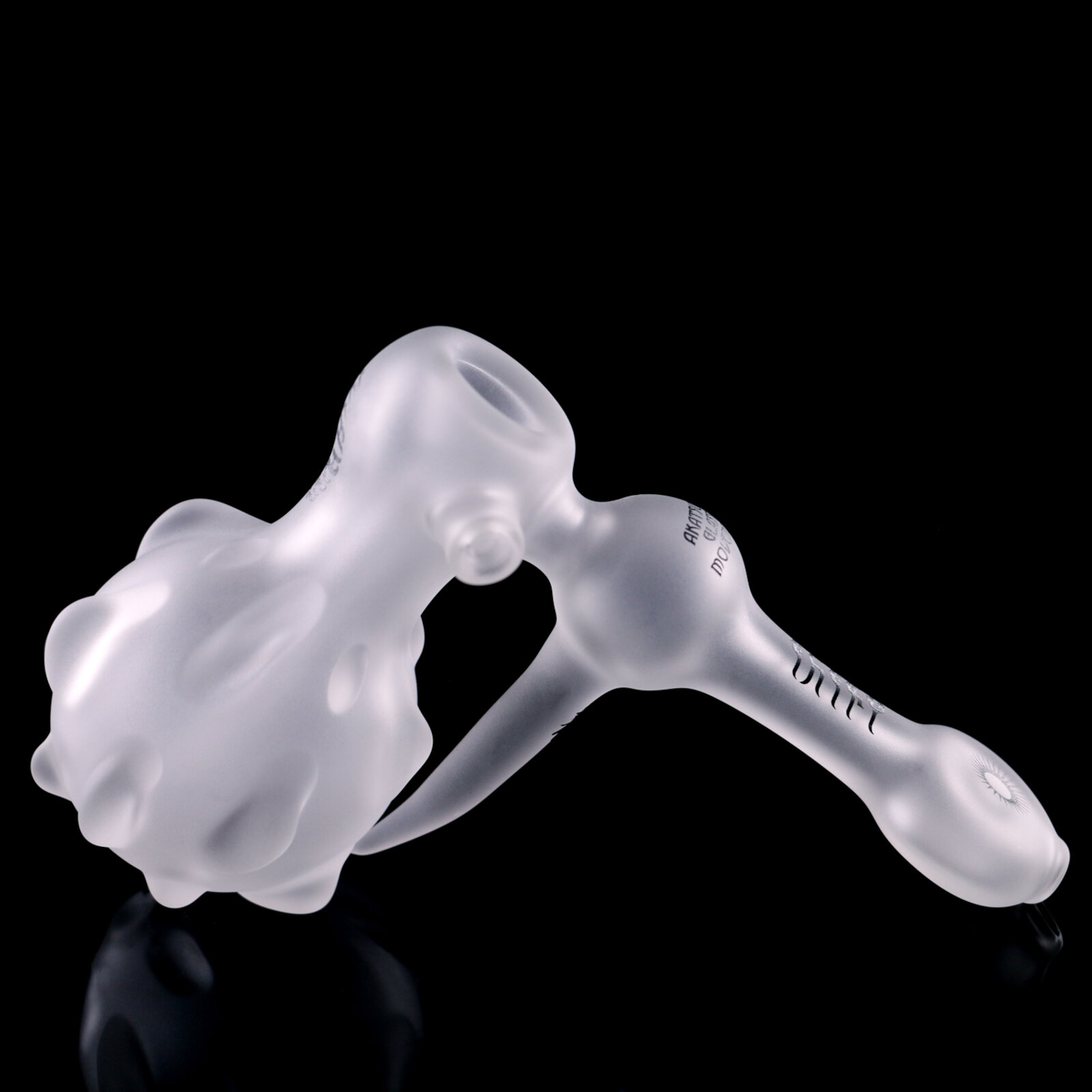 Sandblasted Sherlock Bubbler - Style 1