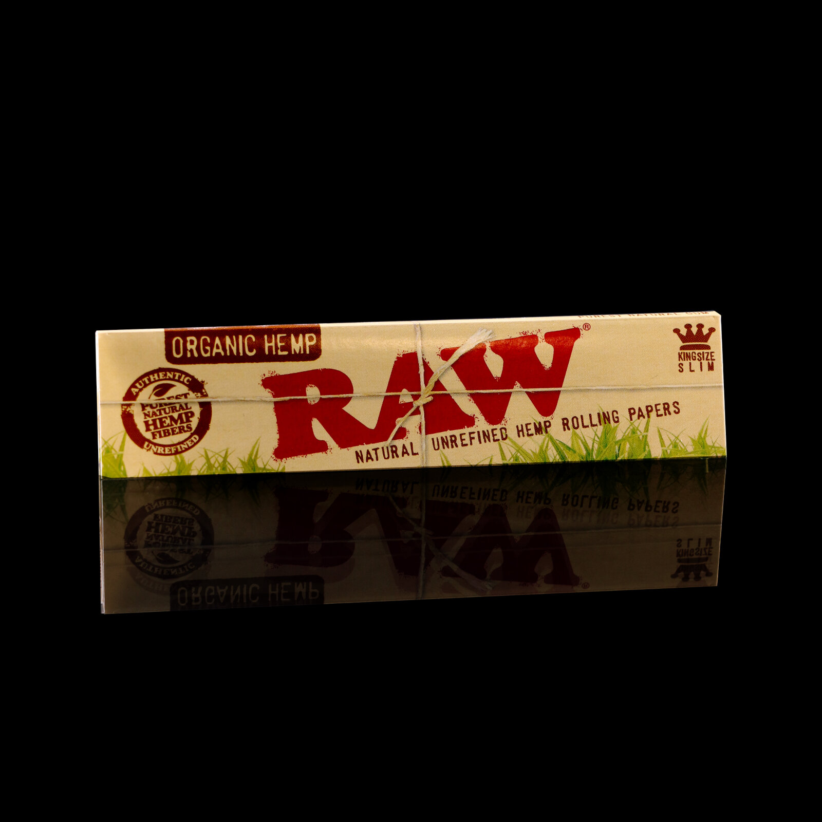 BOX with 50 pcs. Organic Hemp King Size Slim Papers