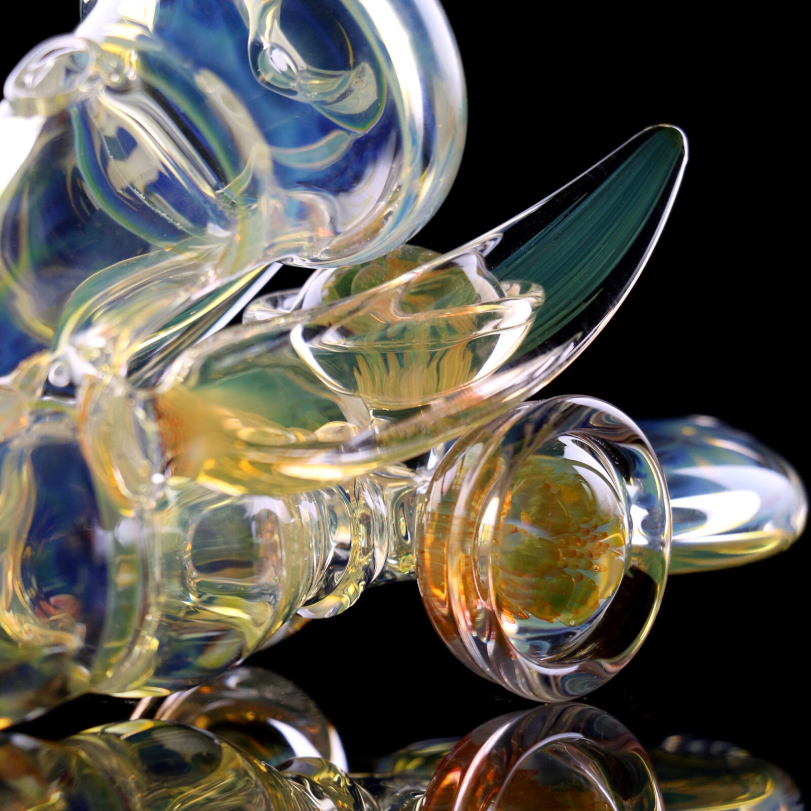 So Icy Set | Fumed Bubbler, Pipe and Pendant So Icy Set | Fumed Bubbler, Pipe and Pendant