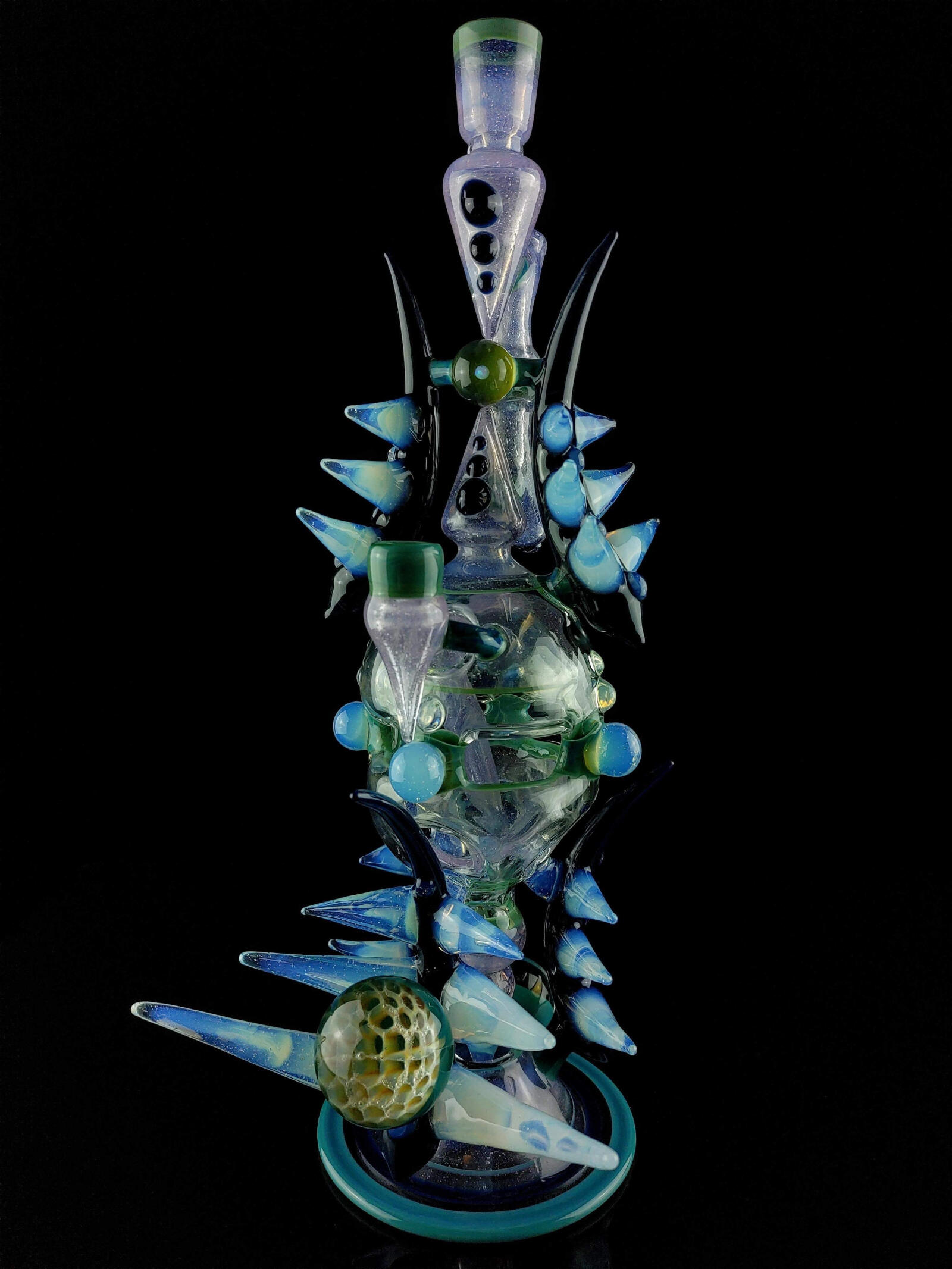 Colored High Tower Faberge Egg Rig