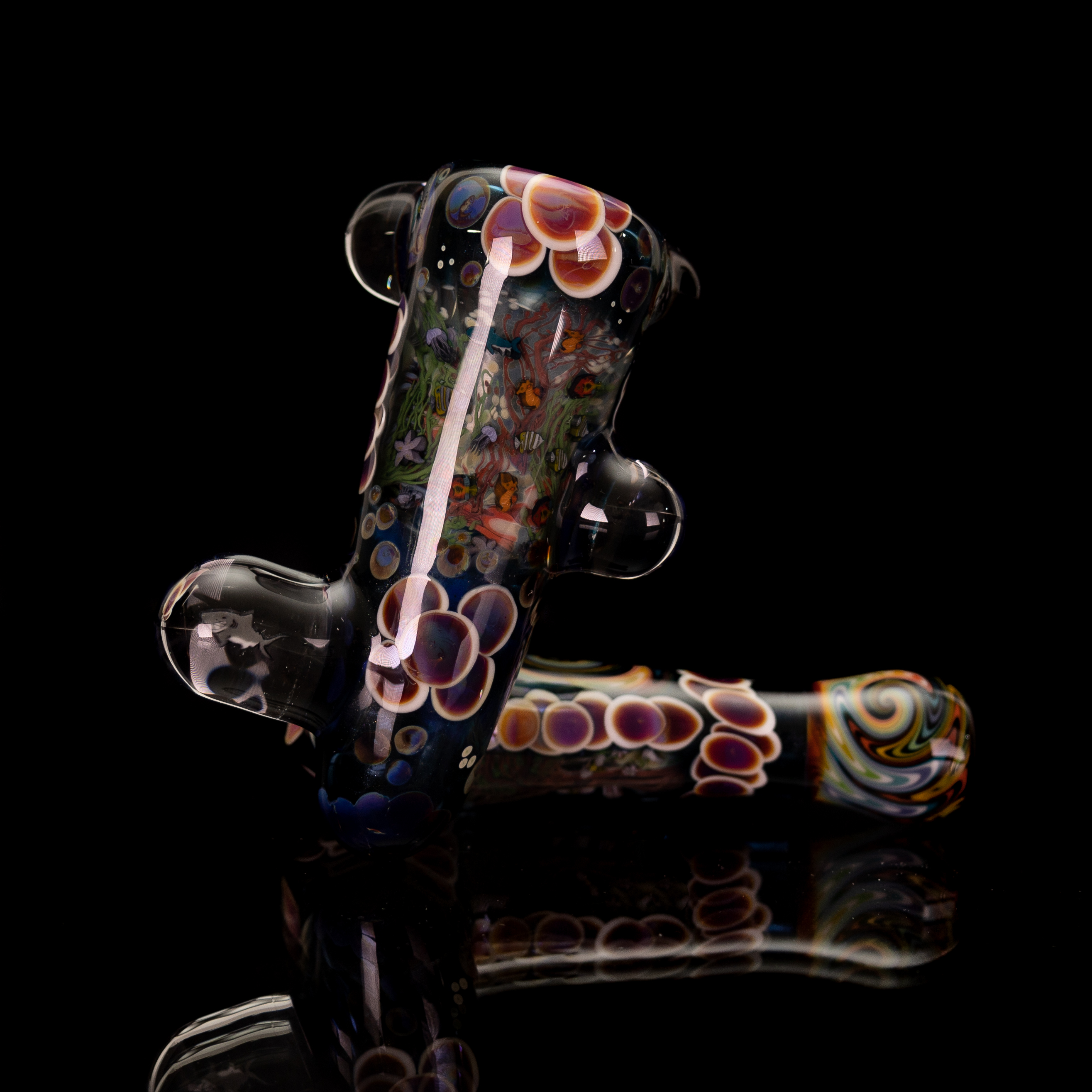 L-Shaped Pipe Underwater Reef