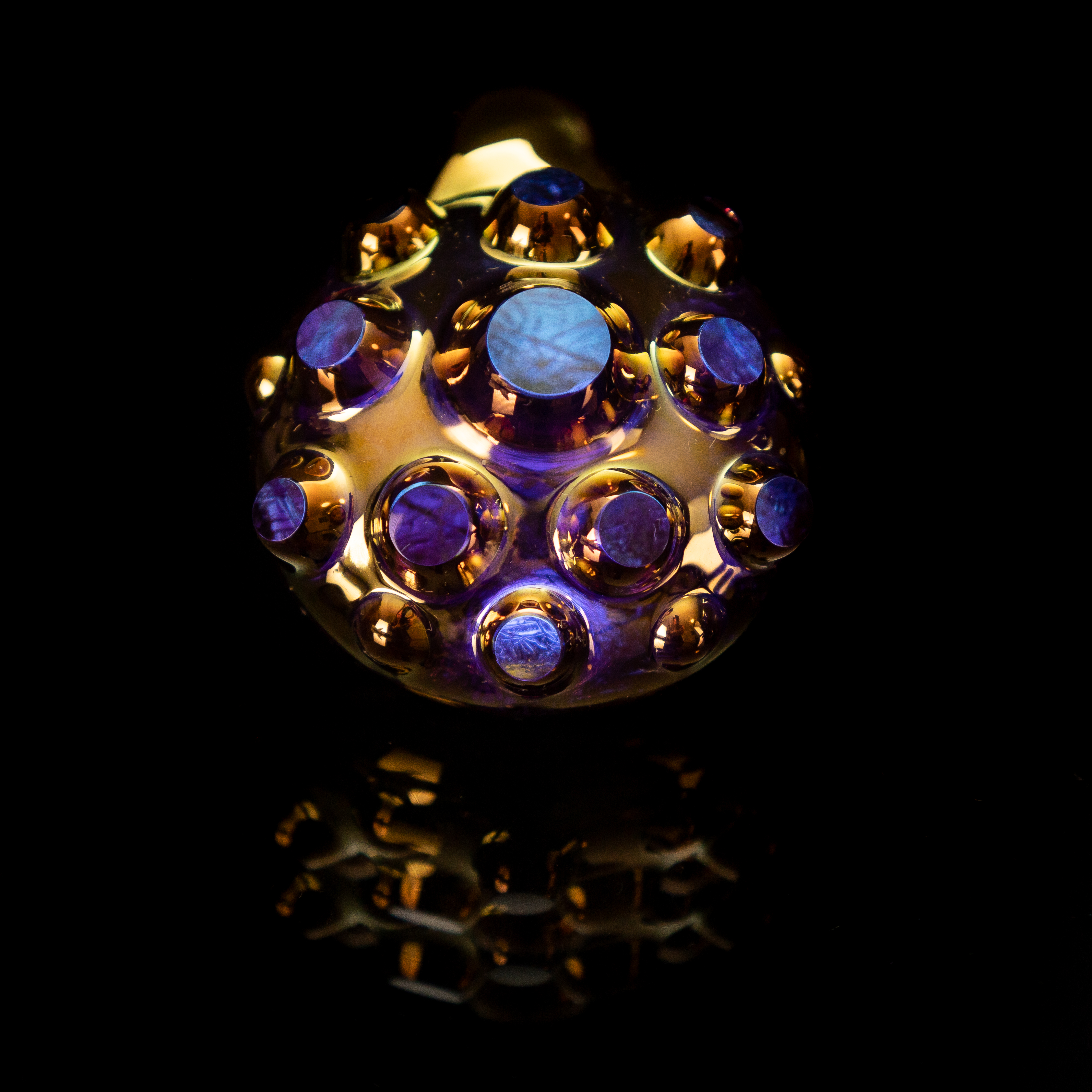 Golden Nodule Pendant