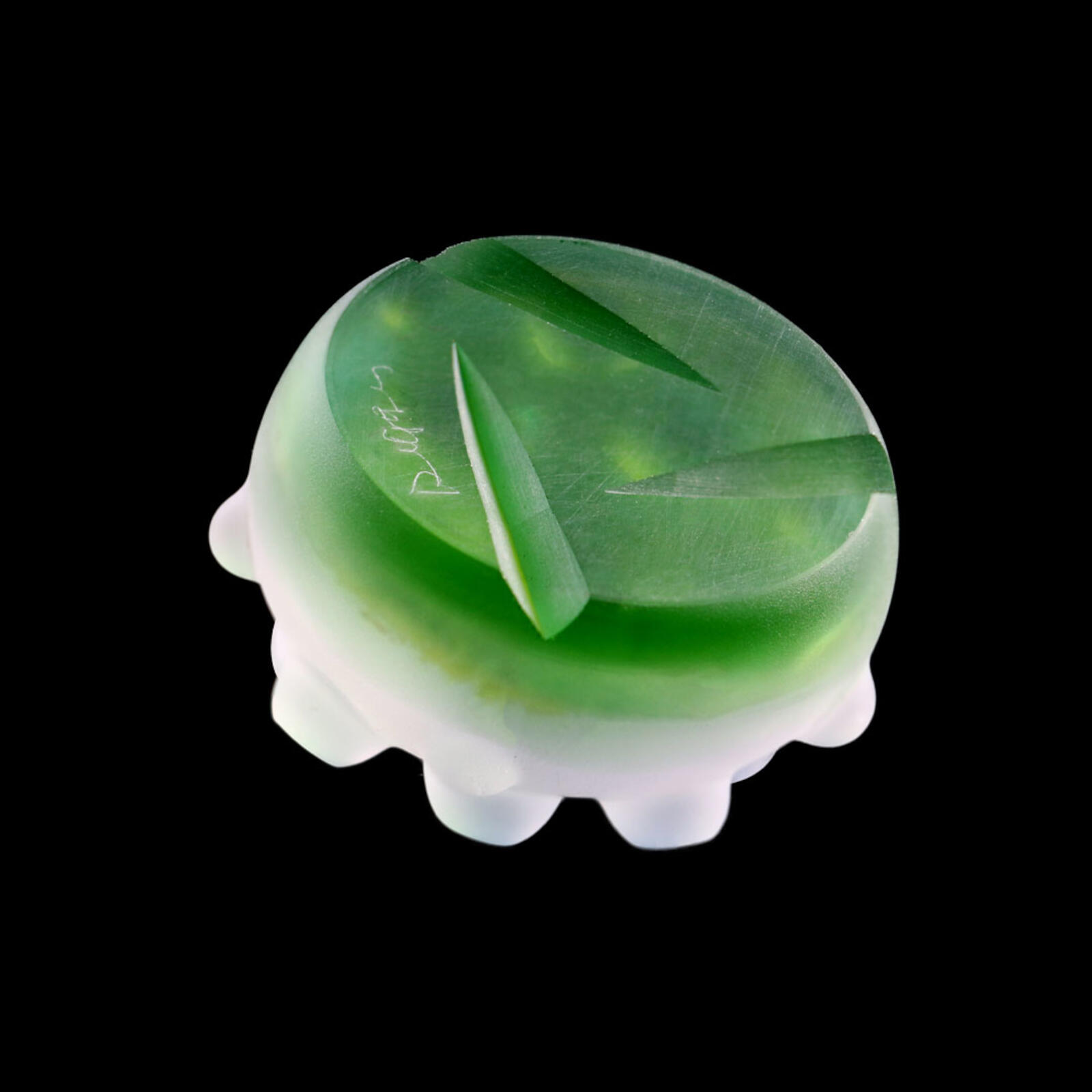 div. Frosted Dichroic Nodule Spinner Carb Caps