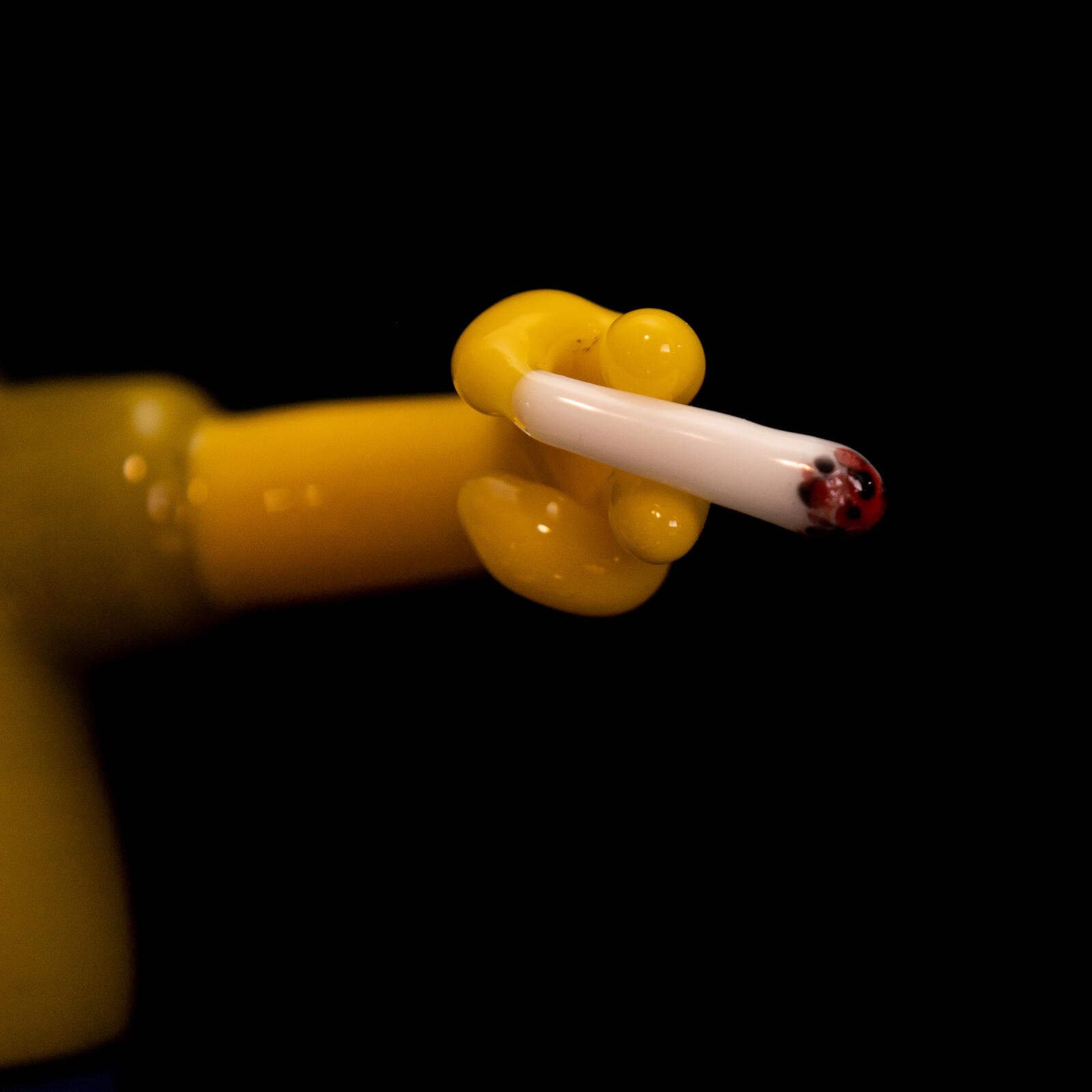 Bart Simpson Dab Rig mit Joint und Carb Cap Bart Simpson Dab Rig mit Joint und Carb Cap