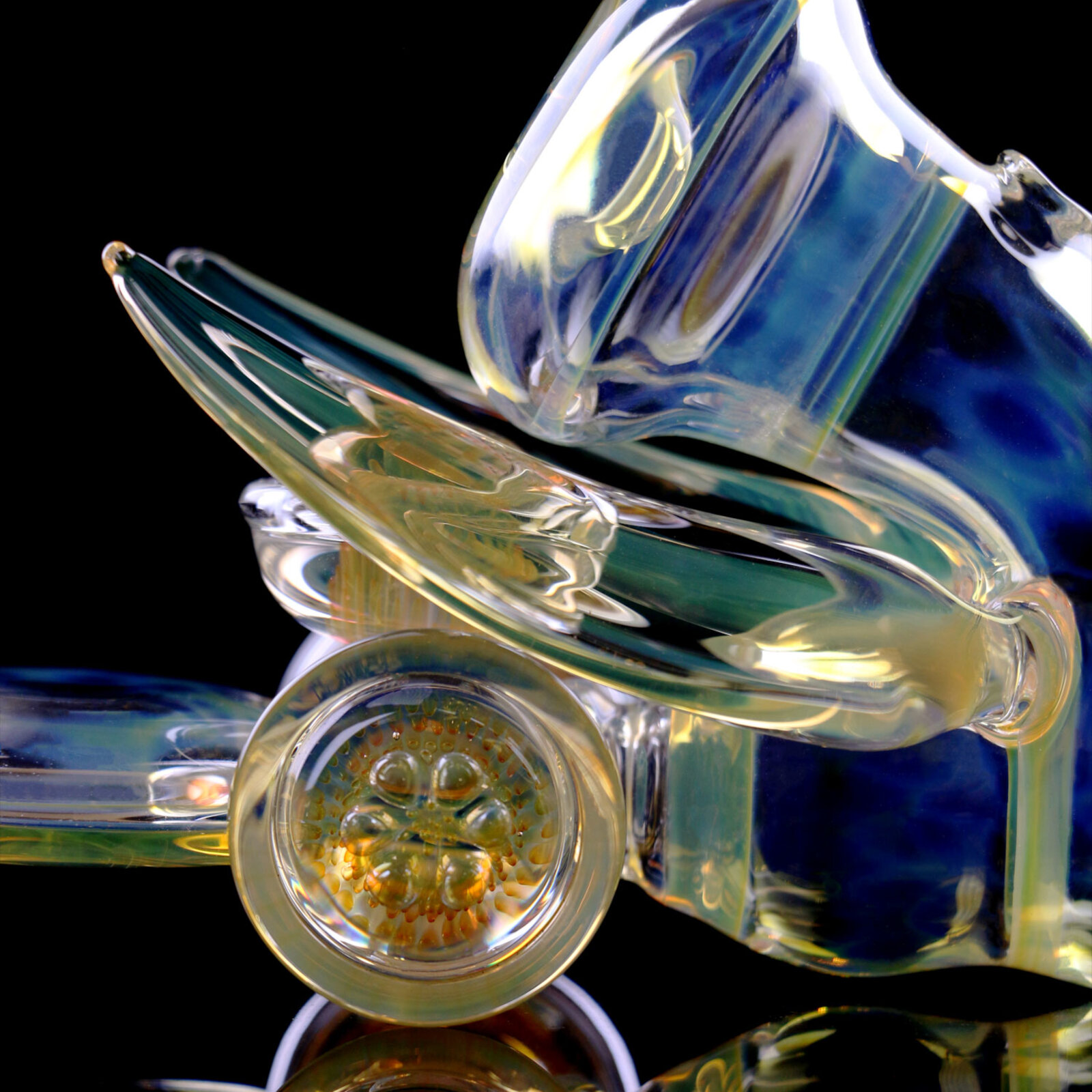So Icy Set | Fumed Bubbler, Pipe and Pendant So Icy Set | Fumed Bubbler, Pipe and Pendant