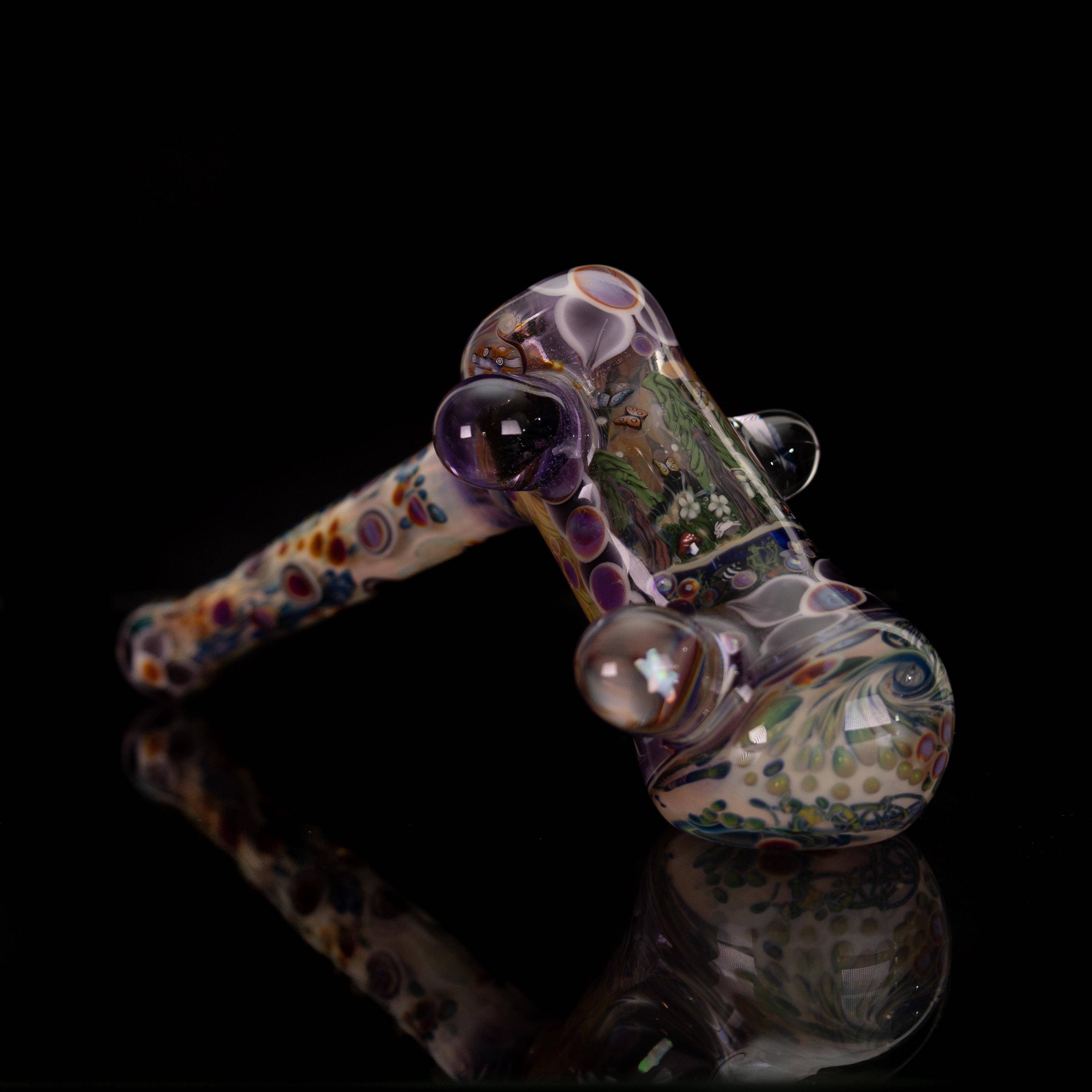 Forest Hammer Pipe with Opal Forest Hammer Pipe with Opal