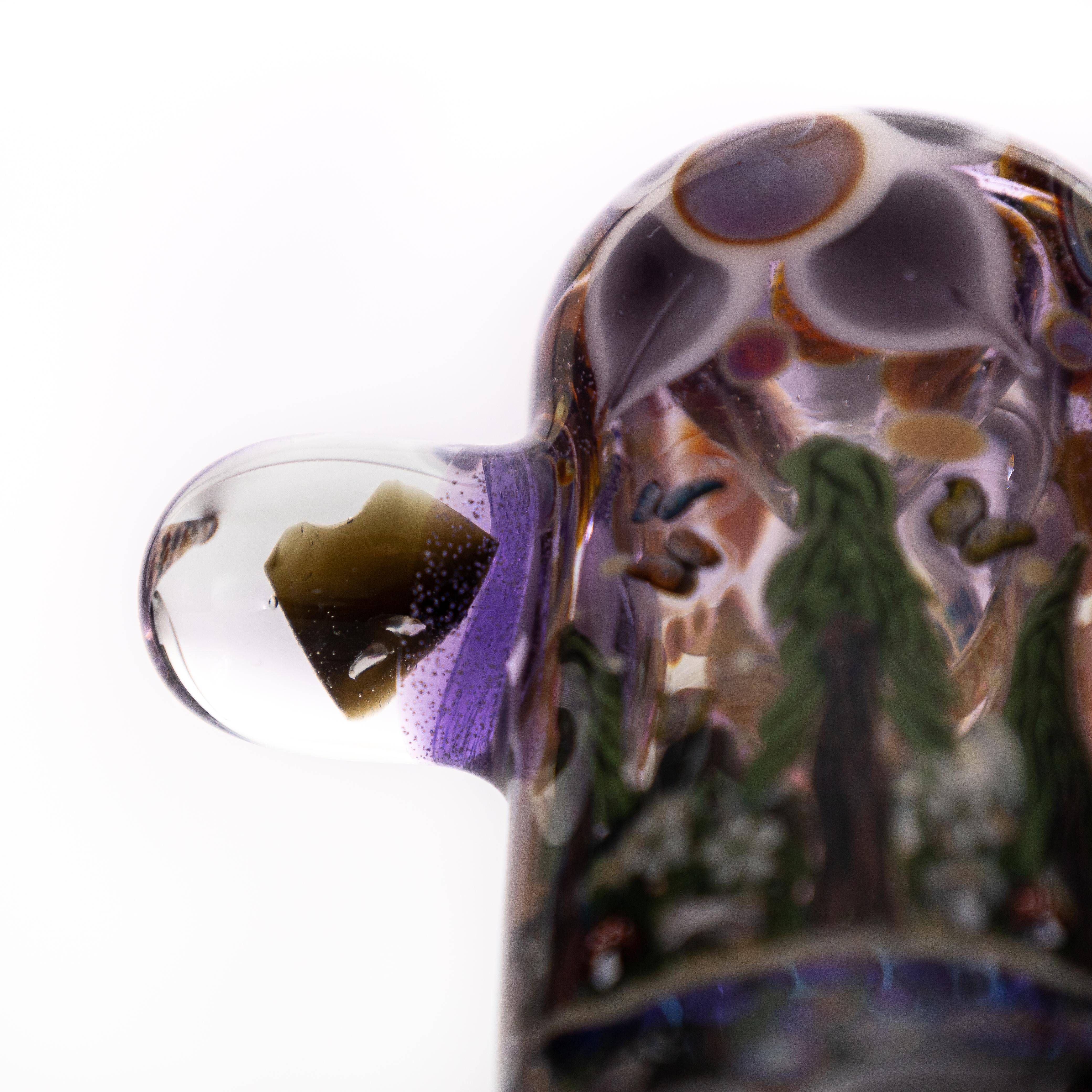 Forest Hammer Pipe with Opal Forest Hammer Pipe with Opal